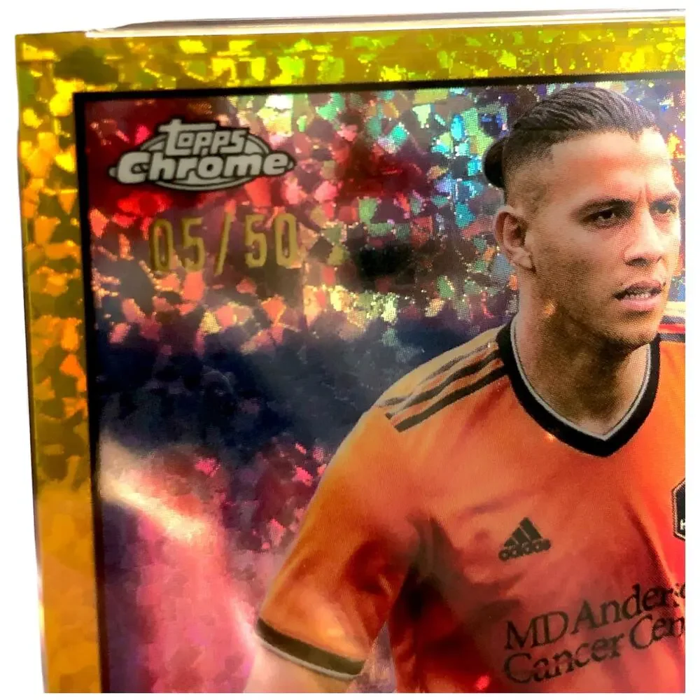 2023 Topps Chrome MLS Gold Mini-Diamond #199 Sebastián Ferreira /50 PSA 9 Mint